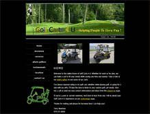 Tablet Screenshot of golfcarts4u.net